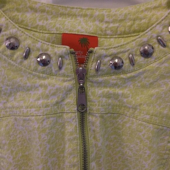 Hearts of Palm zipper blazer - Picture 2 of 3